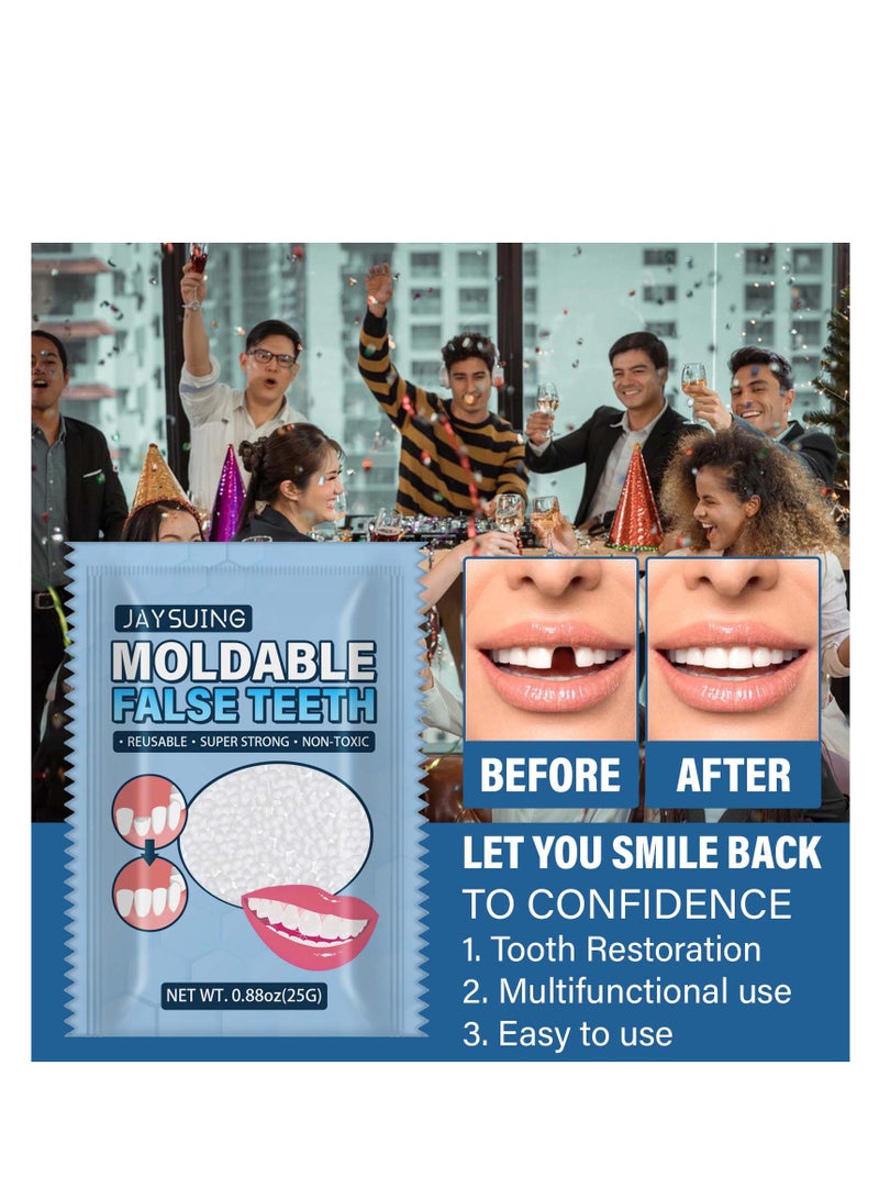 جايسوينغ 25 جرام، عضاضة صلبة لحشو الأسنان، حشوة الفتحات، عضاضة أسنان مصاصي الدماء التنكرية للهالوين - Image 4