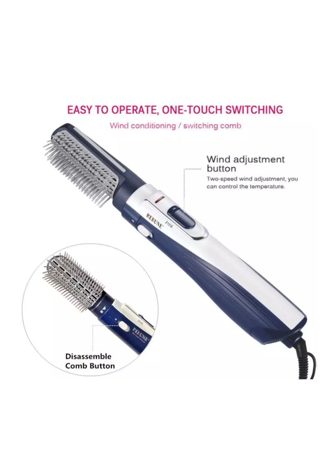 REBUNE 2-In-1 Hair Styler Blue/White/Grey 30x7x20.4cm - Image 3