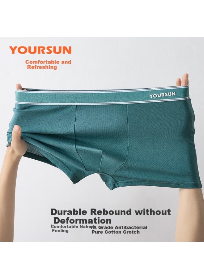 Your Sun Comfortable And Breathable Men's Underwear With 7a Antibacterial Technology, 50s Cotton Loose-fit Boxer Briefs For Men - Image 5