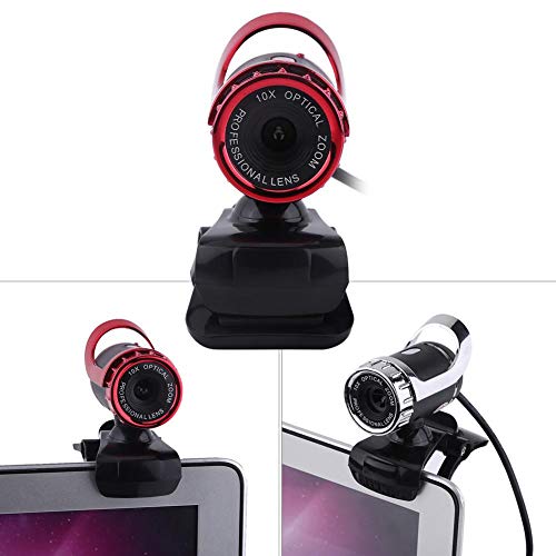ZJchao Pro Webcam USB 2.0 12M Pixels Clip-on Web Camera 360° Rotating Built-in Microphone for PC Widescreen Video Calling Desktop Laptop Webcam (#2) - Image 3