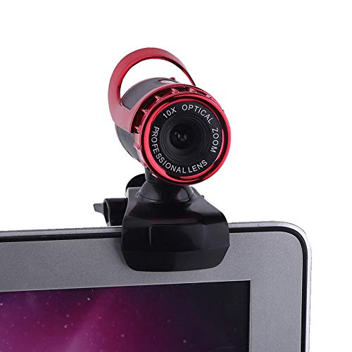 ZJchao Pro Webcam USB 2.0 12M Pixels Clip-on Web Camera 360° Rotating Built-in Microphone for PC Widescreen Video Calling Desktop Laptop Webcam (#2) - Image 1