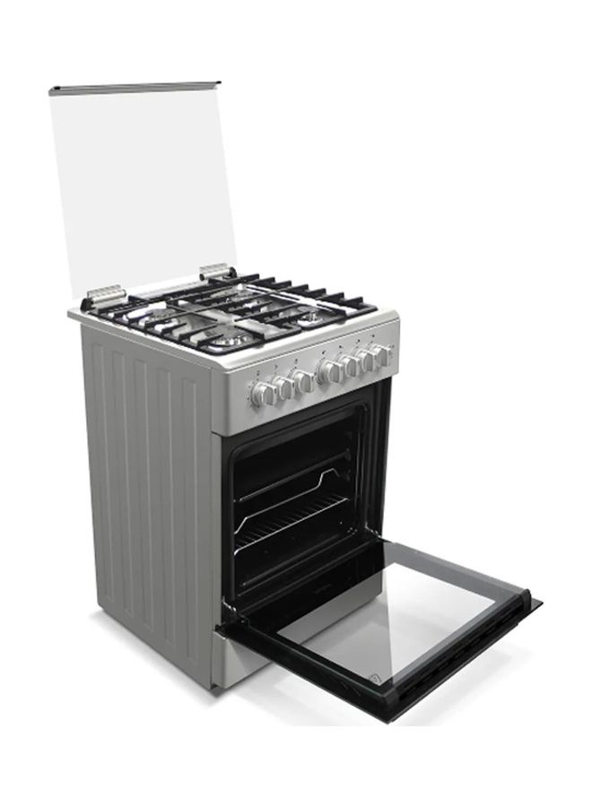 Haier Free Standing Gas Cooker HCR6060GT1 Silver - Image 2