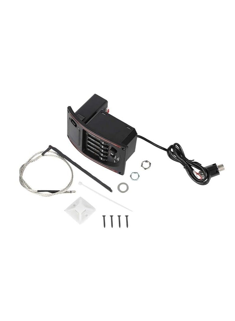 AYNEFY Pickup for Guitar Bands, Piezo Digital Tuner Pickup for Preamp Equalizer 5 Bands Acoustic Guitar - Image 4