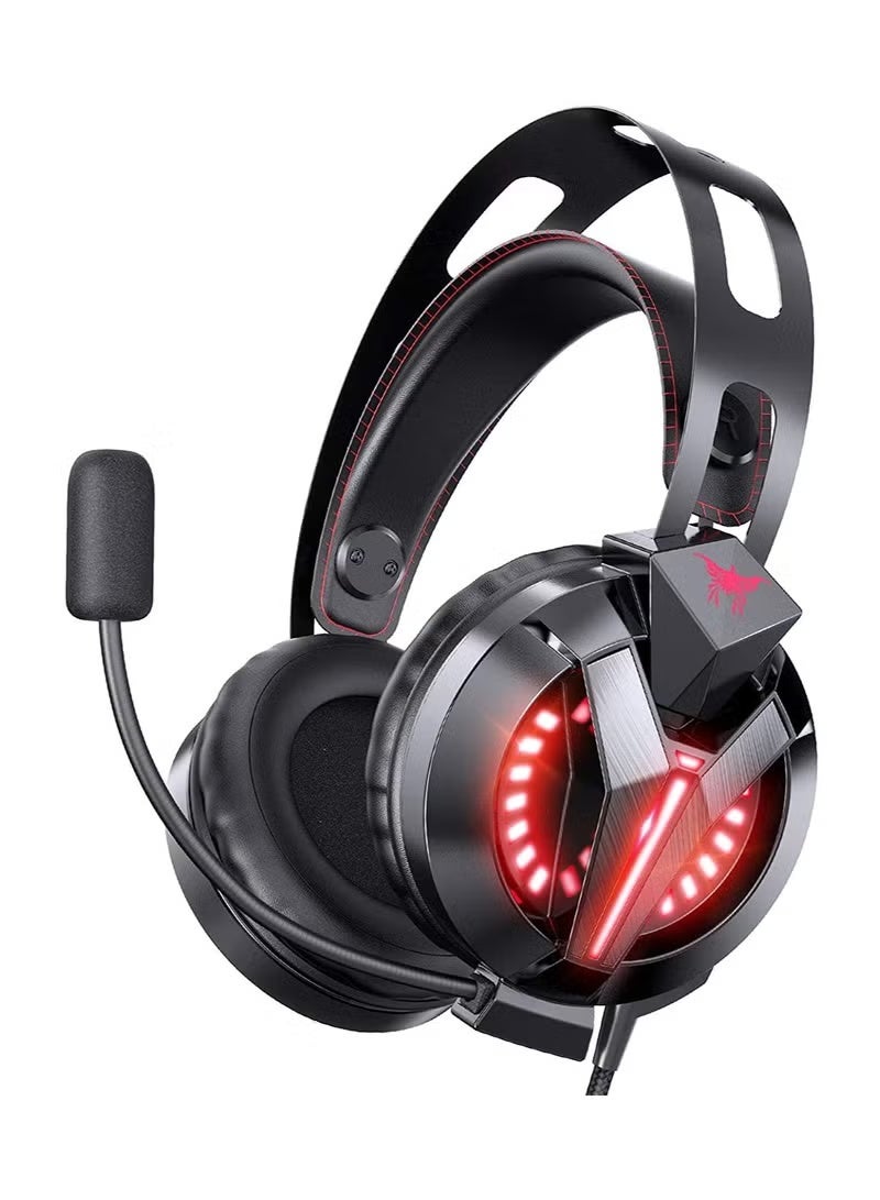 combatwing M180 Pro Gaming Headset Over Ear Stereo Bass Gaming Headphone With Noise Isolation Microphone - Image 1