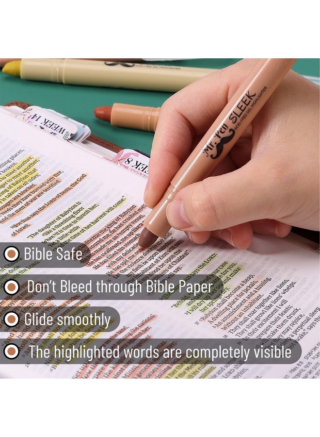 Mr. Pen - Gel Highlighter Set, 16 Pack, Assorted Colors, Bible Highlighters No Bleed Gift Set, No Bleed Highlighters, Bible Highlighter, Gel Highlighters For Bibles, Christmas Gift - Image 4
