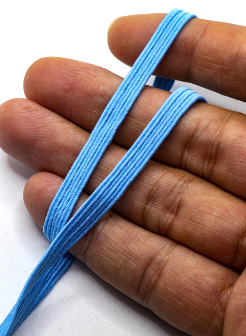 6mm Elastic Bands - 36 Yards for Sewing and Crafting (Blue) - Image 3