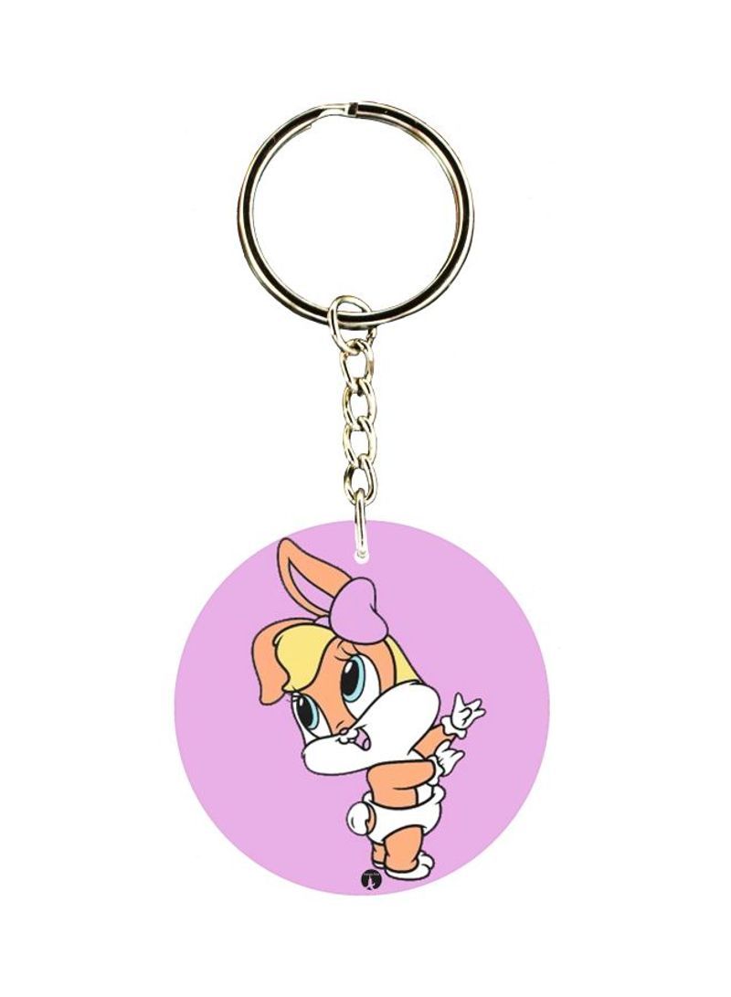 RKN Rabbit Printed Keychain