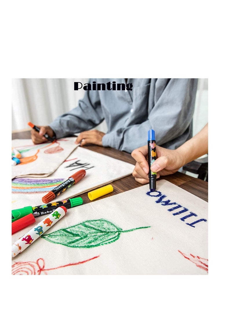 PARTNER - Canvas Tote Bags Bulk, 6oz 100% Natural Cotton Plain Tote Bags to Decorate (10 Pack) - Image 1