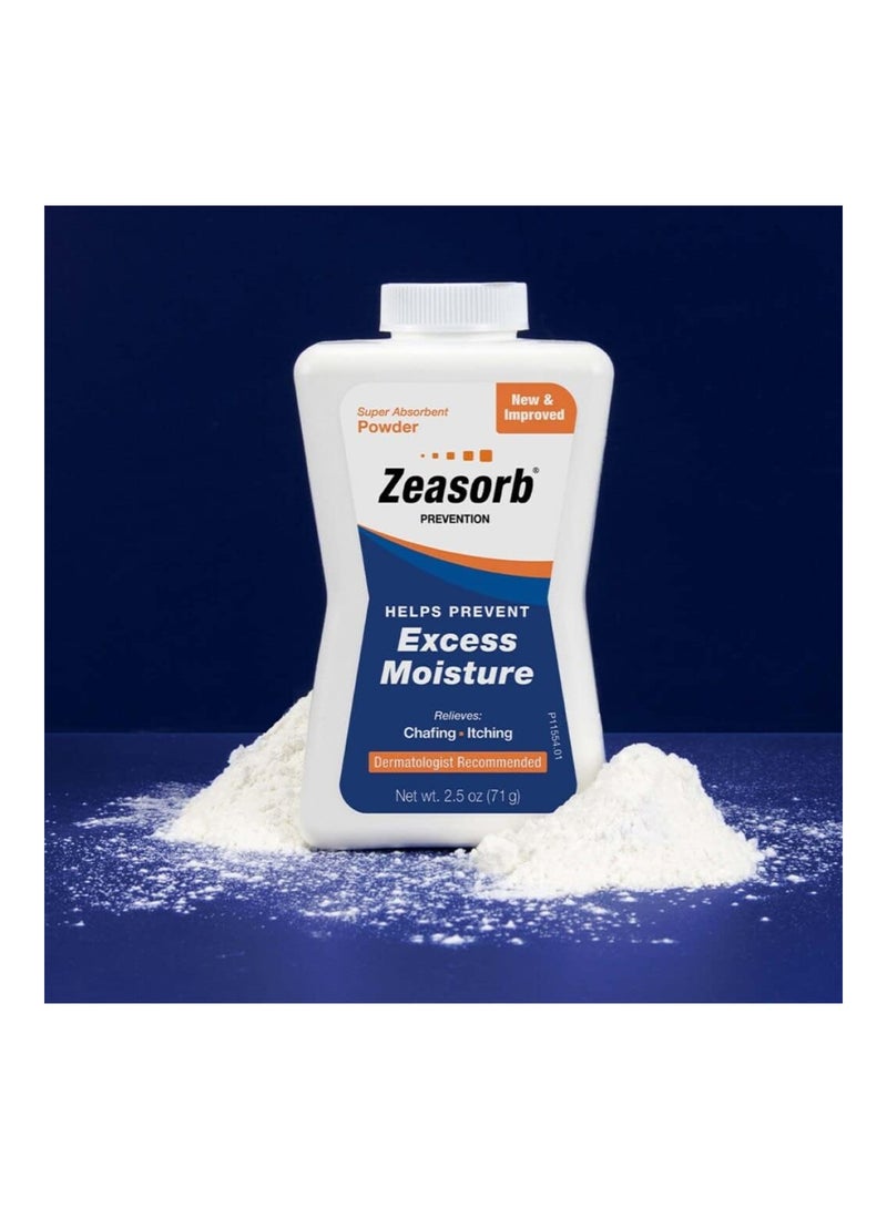 Zeasorb Super Absorbent Powder 2 50Oz Pack Of 5 - Image 4