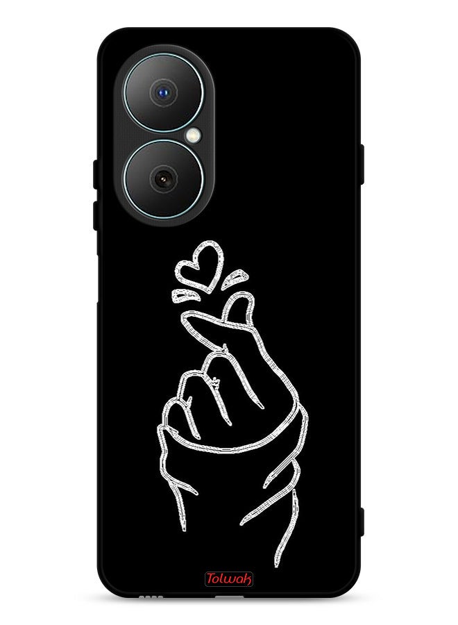 Tolwak Huawei Nova Y73 Protective Case Cover Snap Love