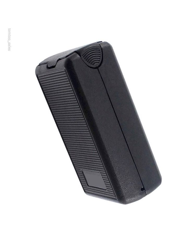 نيبمينينت عدسة مجهرية مكبرة محمولة للمجوهرات تفتح بالسحب مقاس 45×21 مم بلون أسود مزودة بلمبة LED مع سلسلة مفاتيح - Image 2