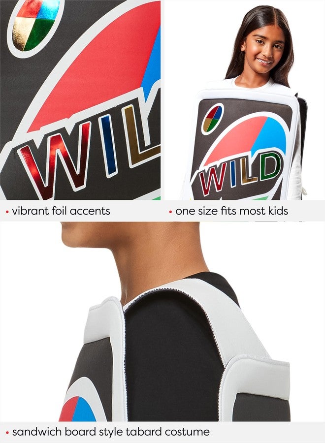 Rubies Mattel Uno: Wild Card Costume for Kids by Rubies, Unisex One Size - Image 2