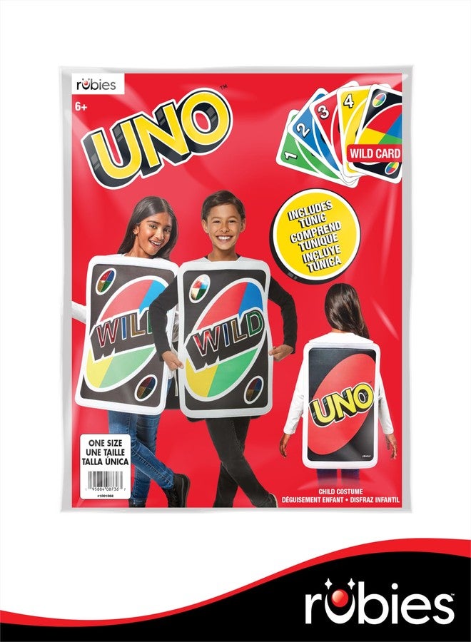Rubies Mattel Uno: Wild Card Costume for Kids by Rubies, Unisex One Size - Image 5