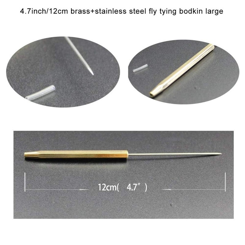 GREATFISHING 4pc Fly Tying Tools Combo Kit - Stainless Steel Whip Finisher, Bodkin, Bobbin, Disc Bobbin - Image 2