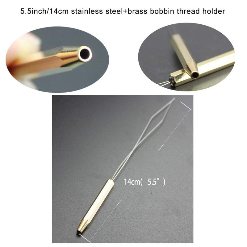 GREATFISHING 4pc Fly Tying Tools Combo Kit - Stainless Steel Whip Finisher, Bodkin, Bobbin, Disc Bobbin - Image 3