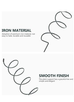 Generic 6pcs Plant Support Stake Kit Spiral Cages Climbing Tower Metal Garden Supports Frame for Tomato Rose Vine for Indoor and Outdoor Potted  - Image 4