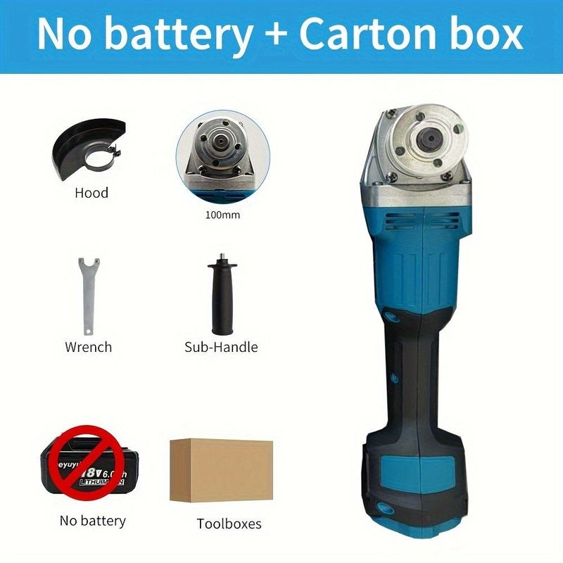 Brushless Cordless 125mm Angle Grinder For Makita 18V Battery Bare Tool - Image 5