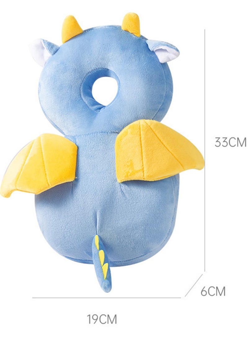 Baby Walker Head Protector Toddler Adjustable Baby Head Protection Backpack Wear Safety Pad (Turtle)  - Image 5