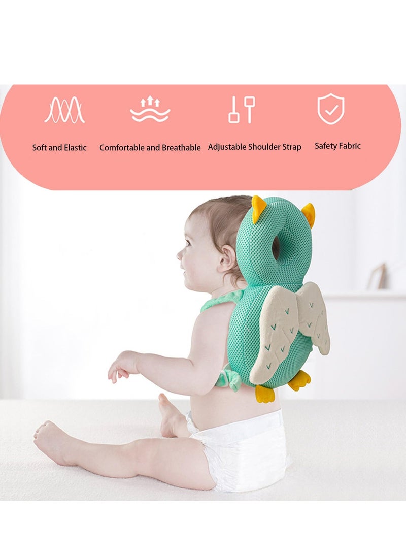 Baby Walker Head Protector Toddler Adjustable Baby Head Protection Backpack Wear Safety Pad (Turtle)  - Image 4