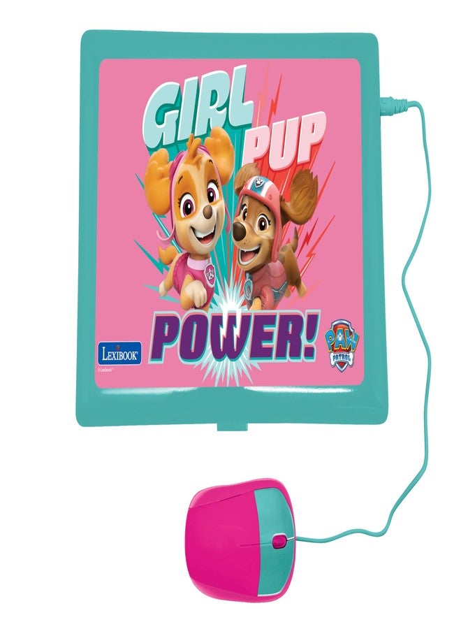 ليكسيبوك Lexibook، Paw Patrol، كمبيوتر محمول تعليمي ثنائي اللغة باللغتين الإنجليزية والإسبانية، لعبة للأطفال مع 124 نشاطًا للتعلم واللعب والموسيقى، وردي، JC598PAGi2 - Image 2