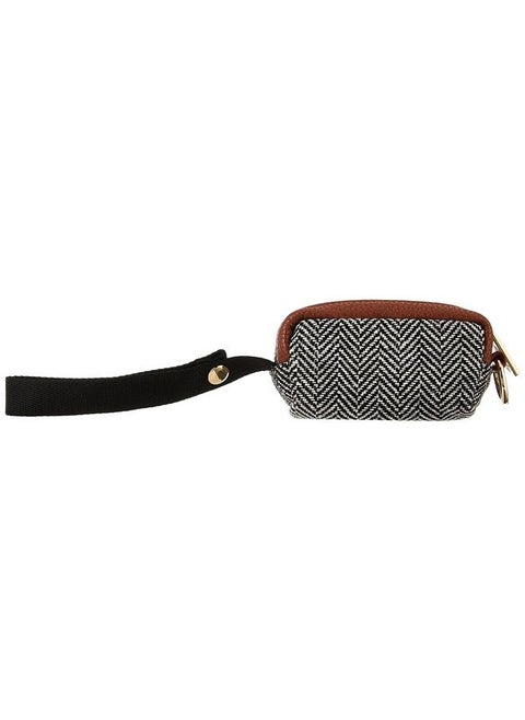 Pacifier Case with Adjustable Handle - Pacifier Pod Holds 2 Pacifiers; Measures 4.5" L x 2.25" W, Coffee and Cream