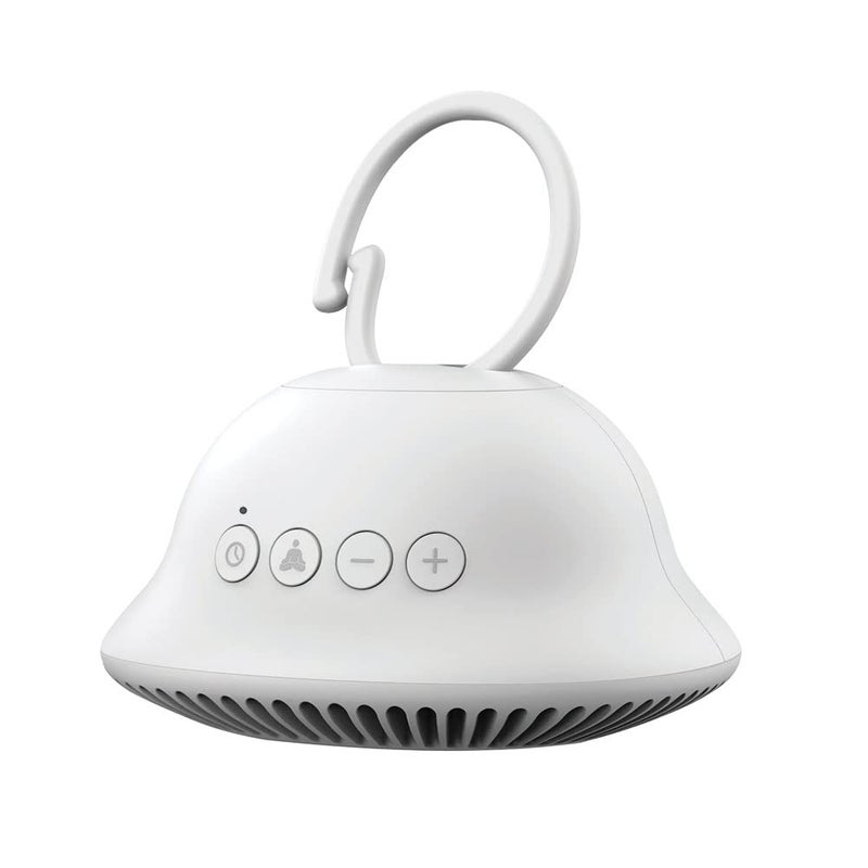 Homedics Sound Machine for Babies and Parents On-The-Go. Integrated Clip White Noise Sound Machine with Heartbeat and Lullaby Sounds. Downward Facing Speaker for Strollers - Image 1