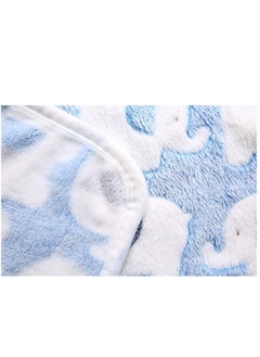 KASTWAVE 3 Pieces Blankets Super Soft Fluffy Premium Cute Elephant Pattern Pet Blanket Flannel Throw for Dog Puppy Cat  - Image 5