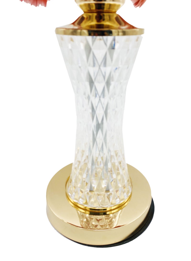 سکیلو مصباح سرير LED عصري على شكل ريشة - ضوء ليلي ناعم بزهرة الهندباء بثلاثة ألوان | مصباح طاولة مزخرف لغرفة النوم، أو الدراسة، أو الهدايا (30×47 سم، موديل LIT-01) - Image 4