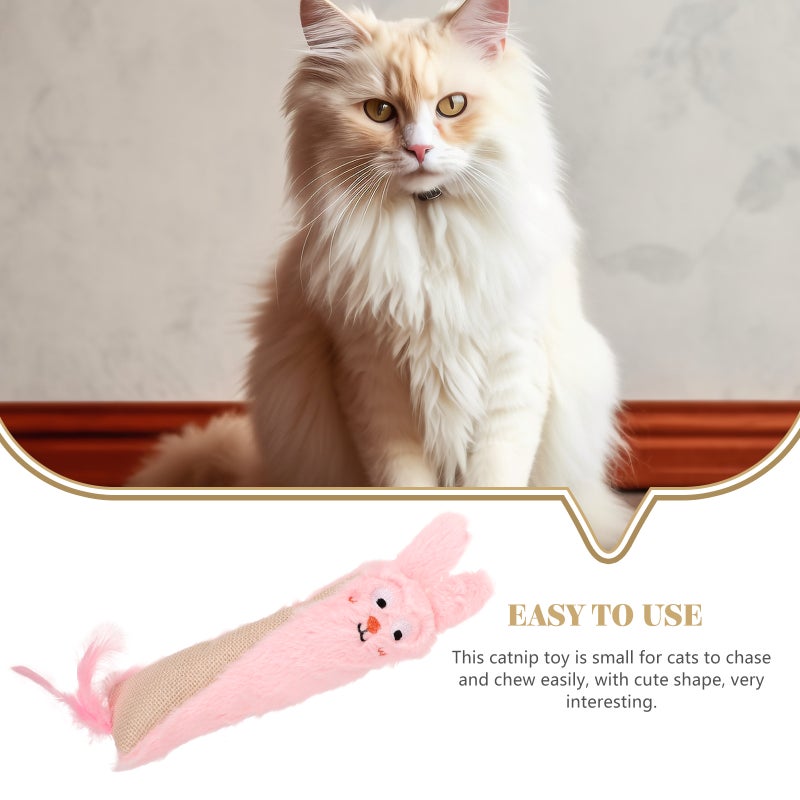 Catnip Toy for Cats with Crinkle Paper Cat Interactive Toy Plush Cat Chewing Toy - Image 3