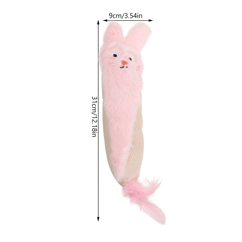 Catnip Toy for Cats with Crinkle Paper Cat Interactive Toy Plush Cat Chewing Toy - Image 4