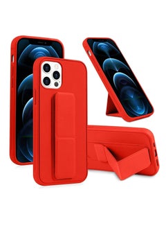 iPhone 13 Pro Max Cover Finger Grip Stand Phone Car Magnetic Multifunction Shockproof Protective Case Compatible with Apple iPhone 13 Pro Max
