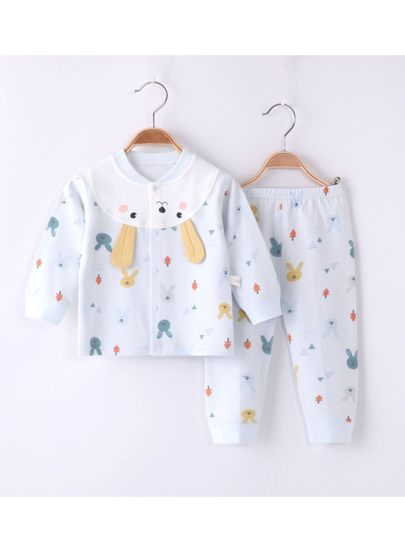 Loquat Baby Spring And Autumn Cotton Set Two Piece Set