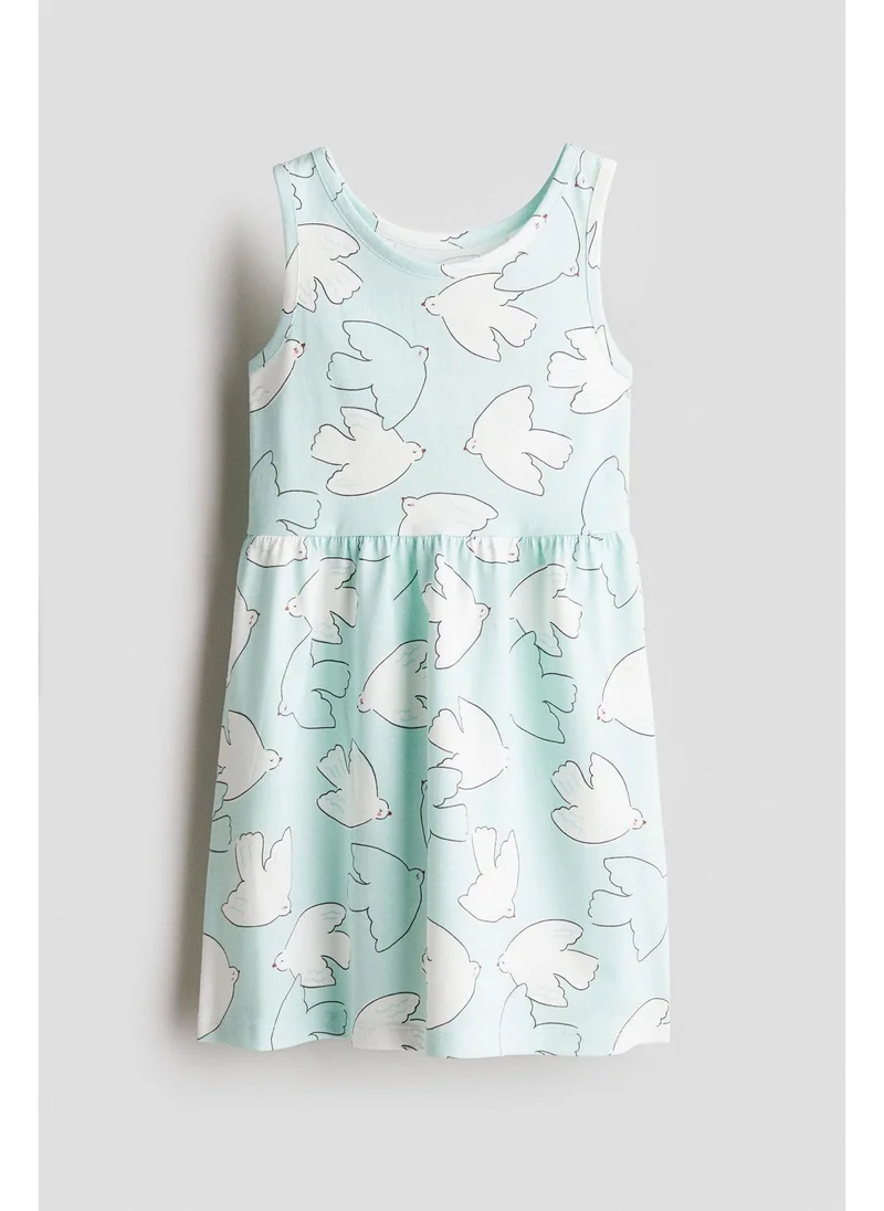 H&M Patterned cotton dress
