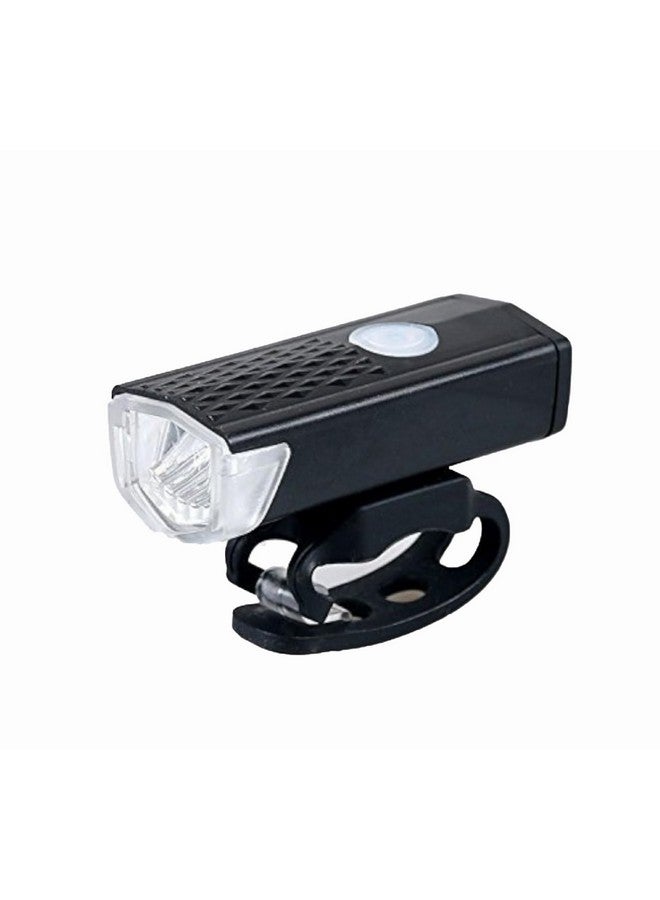Lista 300LM Rechargeable USB LED Bicycle Bike Flashlight LAMP MTB Front Bicycle Cycling Light Headlight HEADLAMP Bike Bycicle LIGHTBIKE Headlights Colour May Wary as per Stock - Image 1