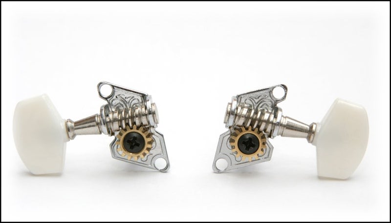 C. B. Gitty Cigar Box Guitar Parts: Shane Speal Signature 3-String CBG Tuners - Image 1