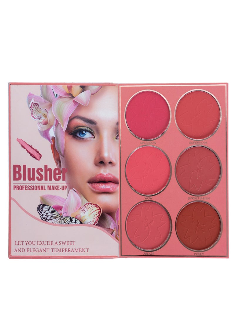 Christine 3 in 1 makeup palette | Eye shadow + highlighter + lipstick | CH-K2308