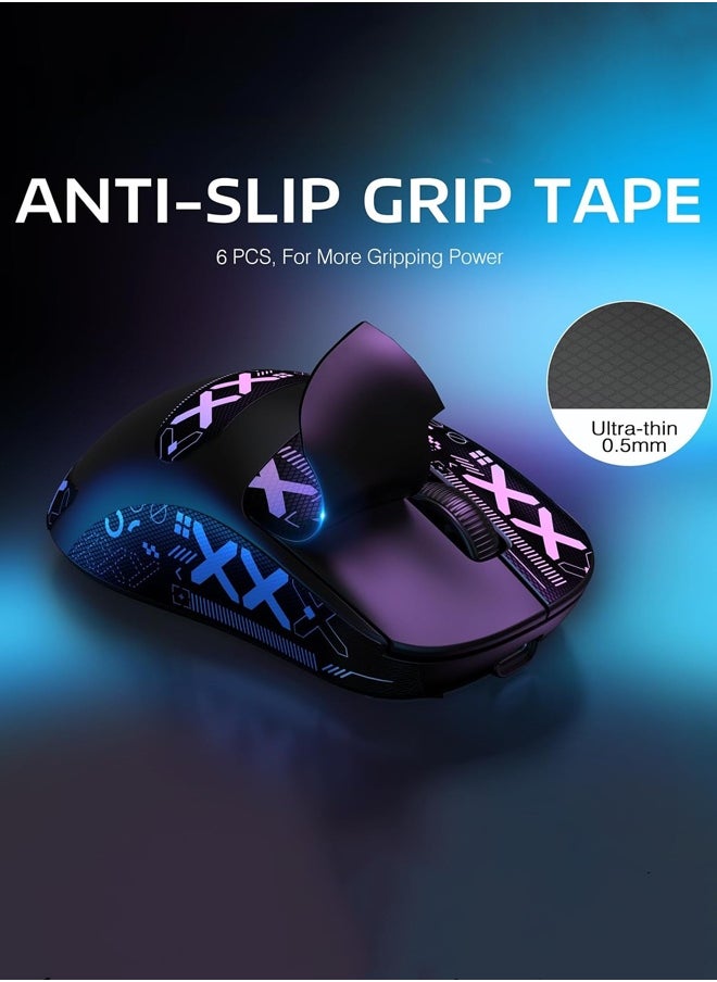 X3 Wireless Gaming Mouse, 49g Lightweight Triple Mode Ergonomic Computer Mouse, PAW3395 26K DPI Sensor, 200h Battery Life, Griptape Programmable Buttons for PC/Laptop/Mac/Win