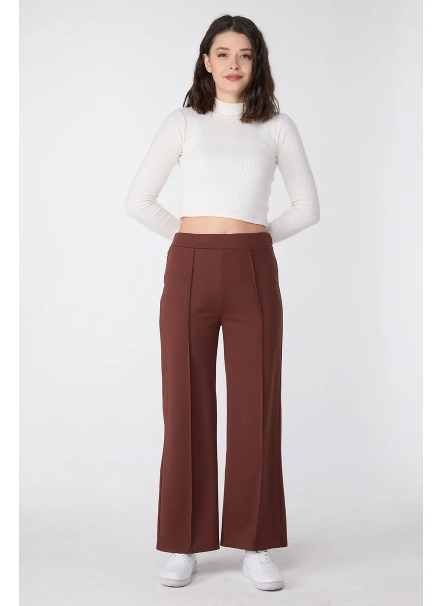 Tofisa 23868-BROWN Trousers