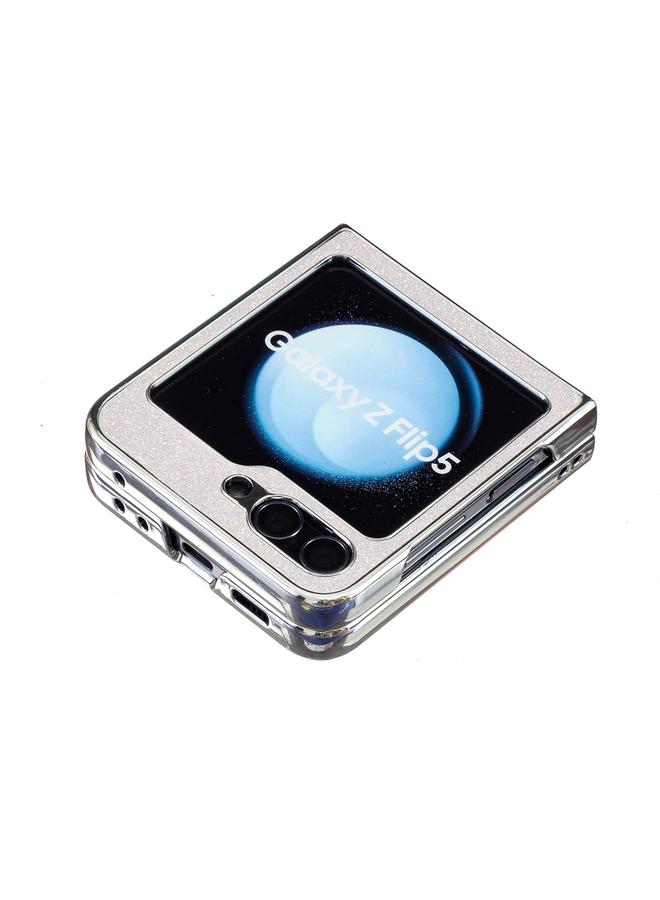 erorex Case For Samsung Galaxy Z Flip6 Electroplating Rhombic Glitter PU Phone Case - Image 5