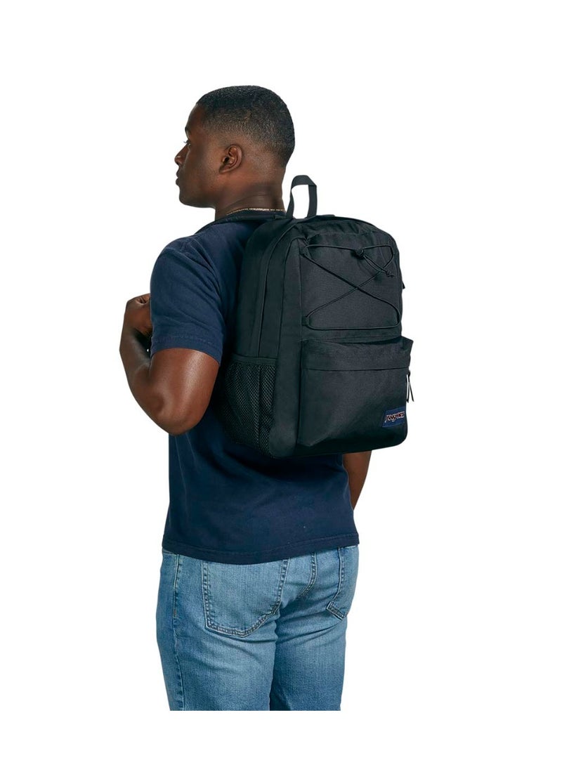 JanSport Unisex Fashion Backpack Flex Pack Black - Image 2