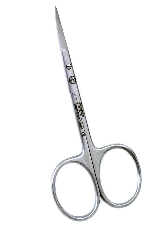 ProMax Professional Quality Cuticle Scissors Curved Satin Finish-Made of High Grade Surgical Stainless Steel .CE Mark-20-10011-12 - Image 2
