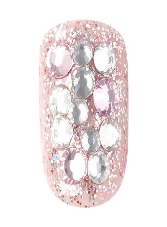 KISS imPRESS Couture Collection Press-On Manicure, Woo, with Jewelled Accents, Includes 30 Fake Nails, Prep Pad, Mini File, and Cuticle Stick - Image 5