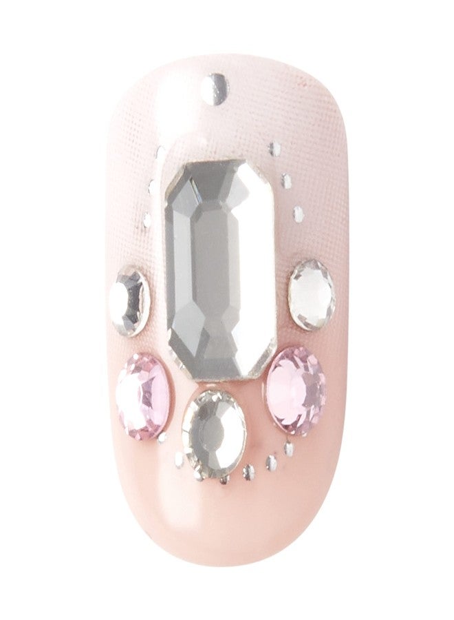 KISS imPRESS Couture Collection Press-On Manicure, Woo, with Jewelled Accents, Includes 30 Fake Nails, Prep Pad, Mini File, and Cuticle Stick - Image 3
