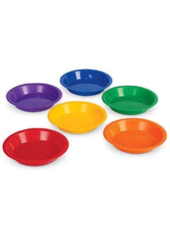 Learning Resources Three Bear Family Sorting Bowls Set Of 6 Bowls Assorted Colors 6" In Diameter Ages 4+ Multicolor  - Image 3