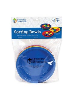 Learning Resources Three Bear Family Sorting Bowls Set Of 6 Bowls Assorted Colors 6" In Diameter Ages 4+ Multicolor  - Image 5