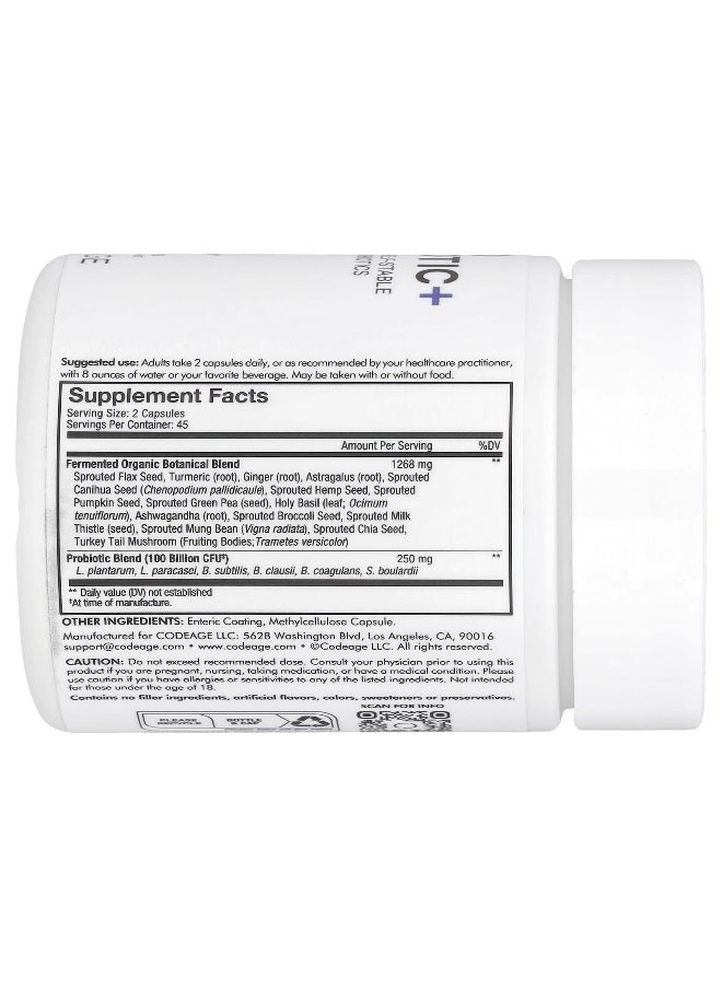 Codeage - Codeage, SBO Probiotic+, 90 Capsules - Image 1