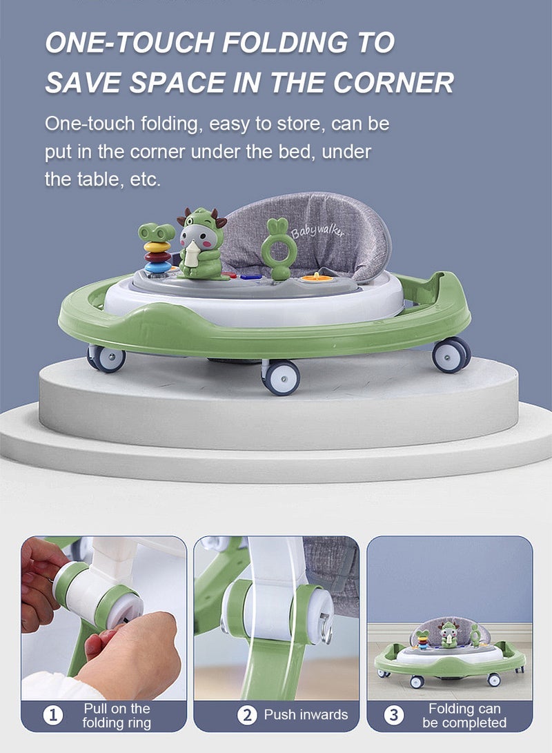 ما بيبي متعددة الوظائف الطفل المضادة على شكل O الساق دفع ووكر ، تعلم دواسات المشي القدم - Image 3