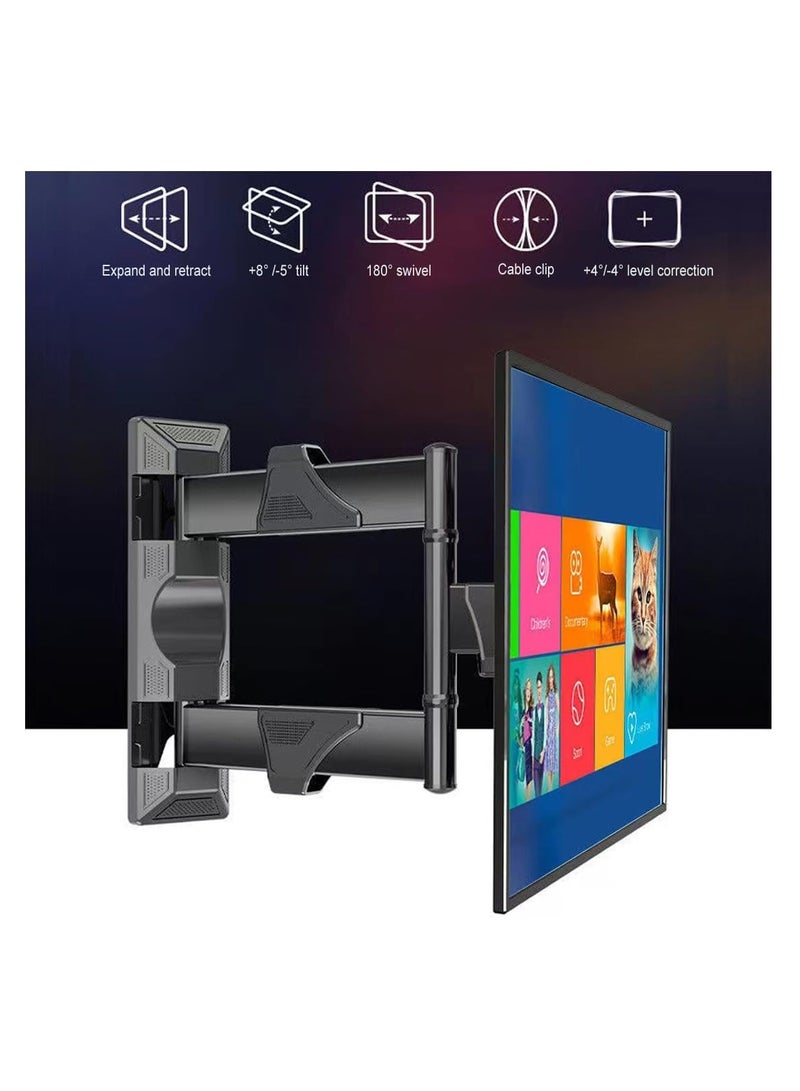 Generic Full Motion TV Wall Mount for 32-55 Inch TVs and Computer Monitors - Adjustable Tilting, Rotating. Weight up to 60lbs (32" to 55") - Image 2