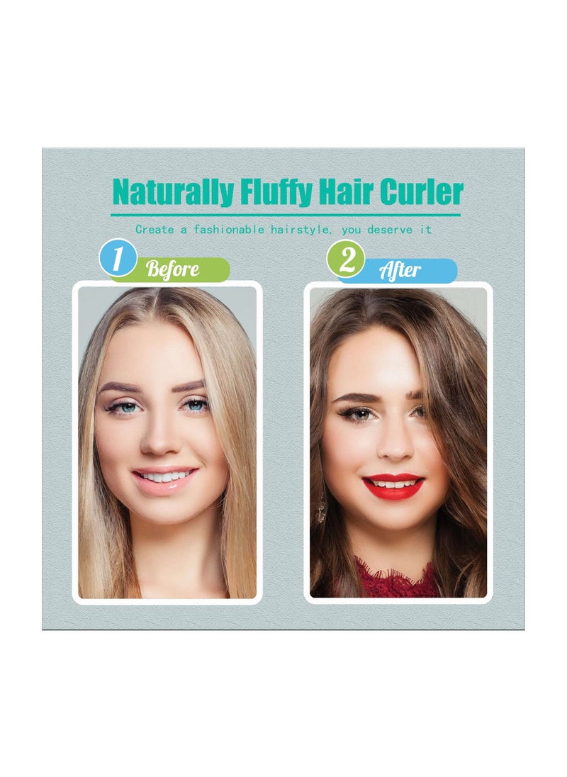Hair Root Fluffy Clip, Lazy Instant Bang Heatless Curler, Fixed without Trace, for Fine Thin Long Short Hair Self Grip Curl Rods, Curly Styling Tool Unisex (4PCS)