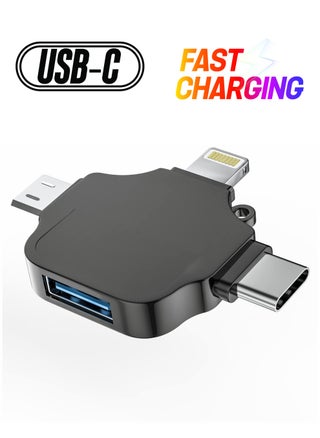Male to USB Female Adapter OTG Cable Compatible with iPhone Micro A Type C Android Thunderbolt3 Port Adaptador Connector Microusb USBC Cell Phone Camera,2.0 Flash - pzsku/Z807702B0765C0280EC15Z/45/_/1738266711/c77a52c5-7293-4f01-95db-c38980683a70